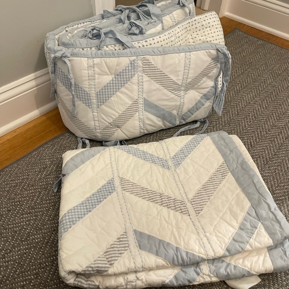 Pottery Barn Kids Other Pottery Barn Baby Quilt And Matching